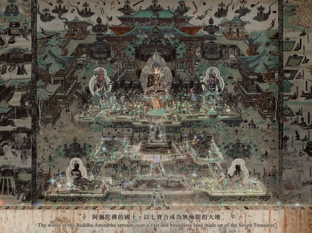 学生将《经变图》及《割肉贸鸽》两幅古老壁画故事化成动画及流动应用程式,呈现观众眼前,推动中国文化